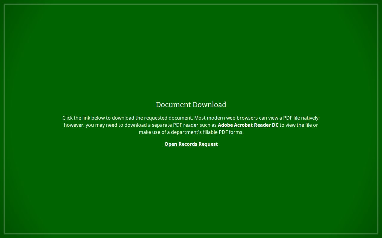 Ware County outstanding warrant open records request page